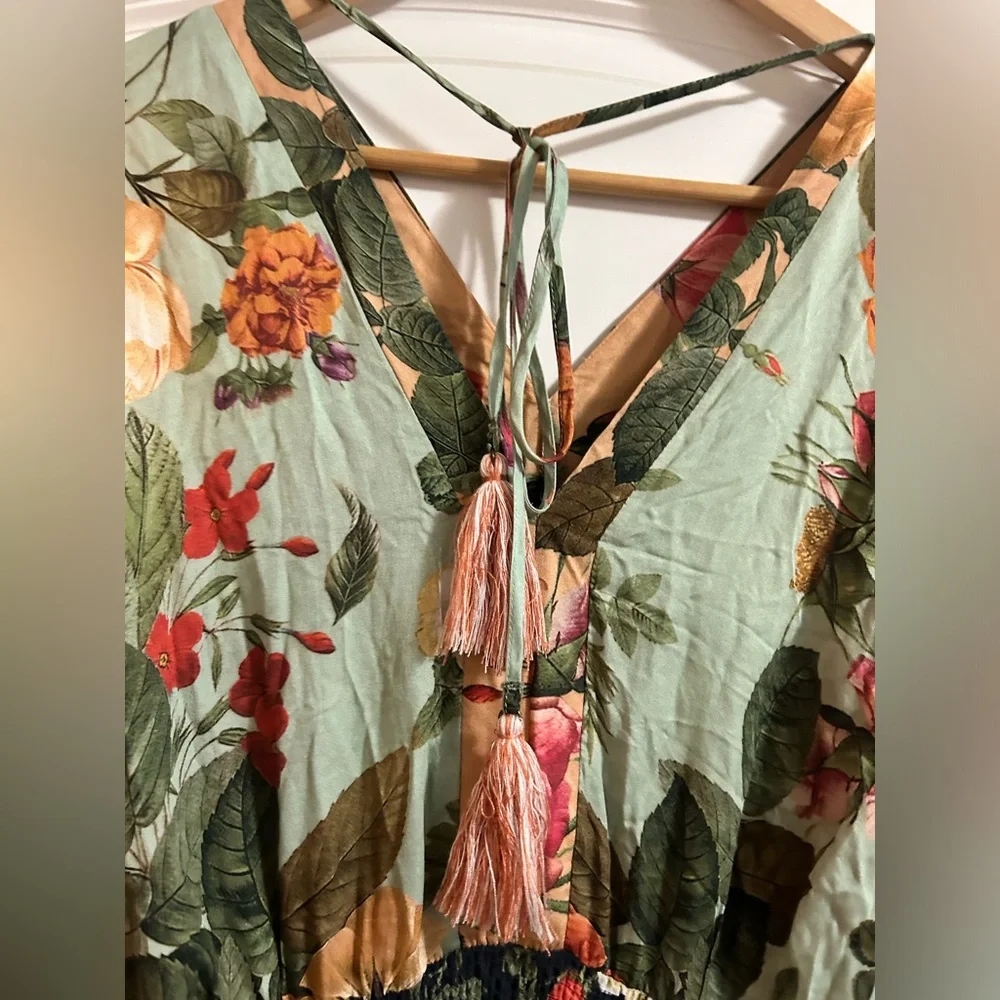 Anthropologie / Farm Rio Marilla midi Dress Sz xs - Picture 6 of 12